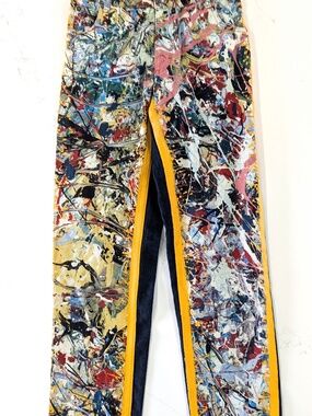 Charles Jeffrey Loverboy AW24 Painted Art Splash Denim Jeans NWT Size 30 x 32